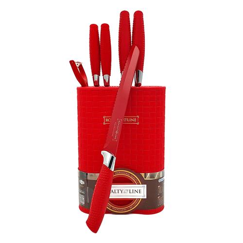 KIT Coltelli rosso Royaltyline 6pz