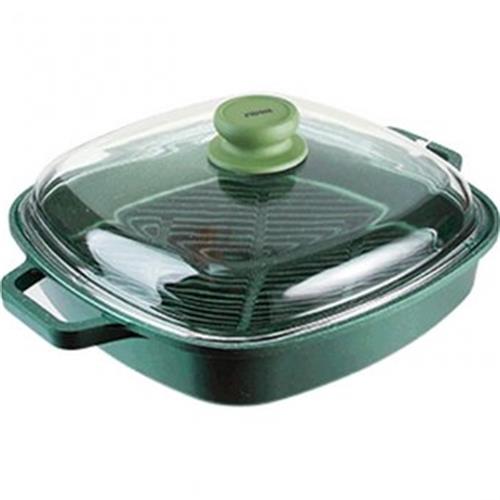 Risoli VaporGrill 26x26 Dr. Green® Extra Induction con coperchio Made in Italy