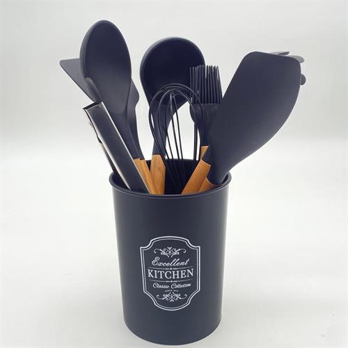 SET 5 UTENSILI da Cucina in Silicone Antiaderenti e Termoresistenti